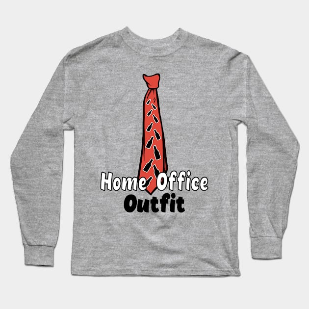 Home Office Outfit Shirt 2020 Corona Festival Tie Beer Long Sleeve T-Shirt by Kuehni